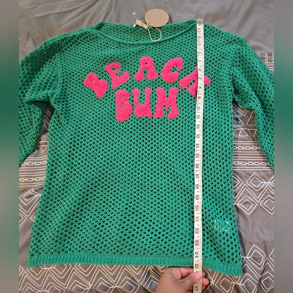 Bibi Beach Bum Cover Up Top Size Small - Picture 7 of 10